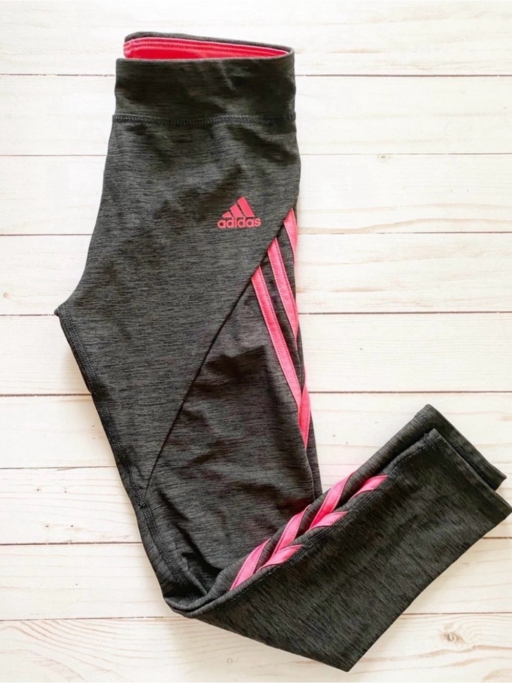 Girls Adidas Leggings (size 7/8)